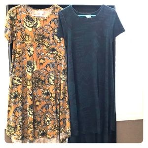 Set of two Carly’s Lularoe Xs and small